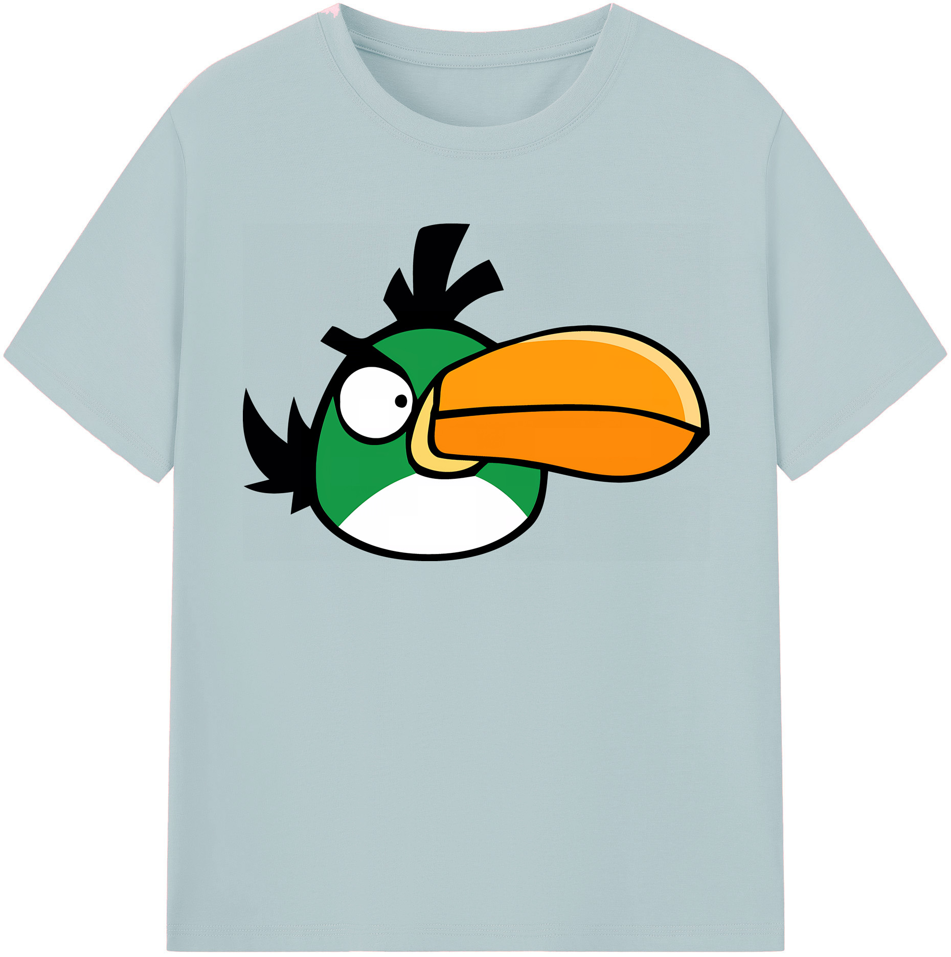 （画像用） Angry Birds アングリーバード 綿100％半袖Tシャツ（フロントプリント）